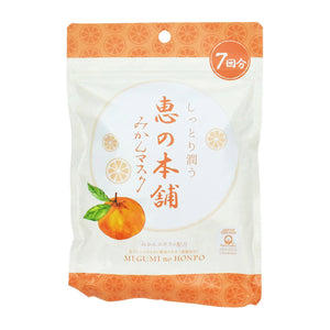 Megumi No Honpo Fruit Mask, Tangerine (Moist)