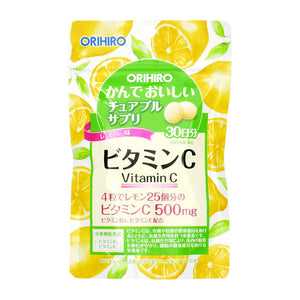 Orihiro Tasty Chewable Supplement, Vitamin C, 120