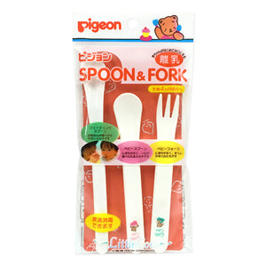 Pigeon Spoon & Fork, Little Coro, Plastic