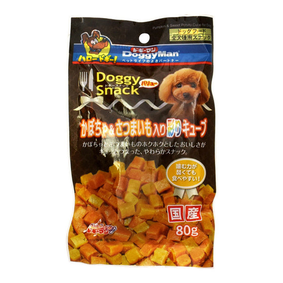 Doggy Snack, Value, Colorful Cubes W/Pumpkin & Sweet Potato (For All Dog Types)
