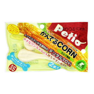 Petio Chewing Corn, Milk Flavor, For Very Small Dogs (Ss Size)