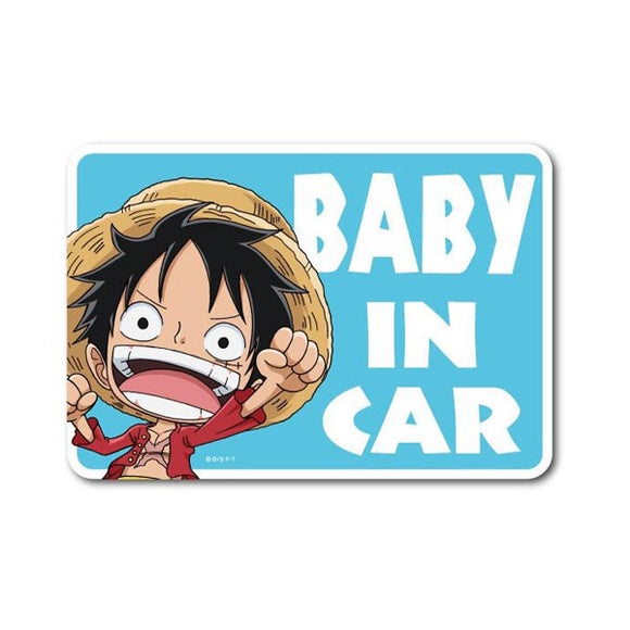 Lcs-520/ Baby In Car/ Luffy/ One Piece Sticker