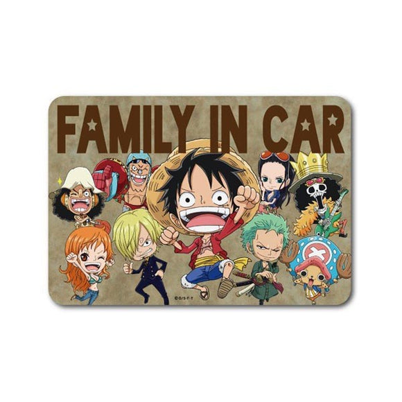 Lcs-525/ Family In Car/ Group/ One Piece Sticker