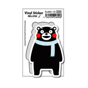 Kuma-10 Kumamon Sticker Blue Scarf