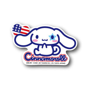 Lcs-411 Cinnamoroll/ Flag Sticker