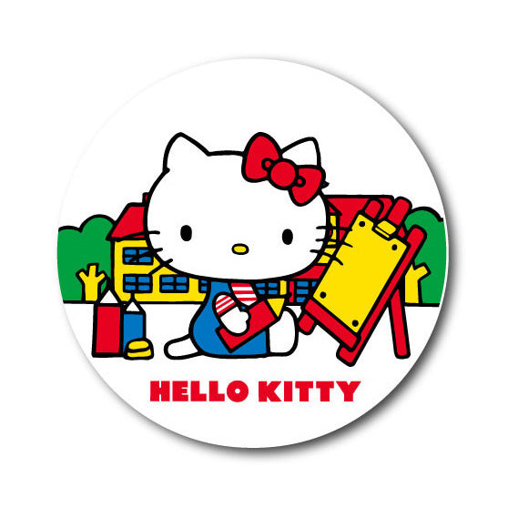 Lcb-197 Hello Kitty 76Mm Button Badge/ Sanrio Nostalgic Series