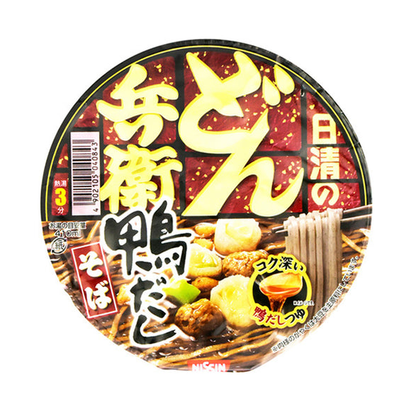 Nissin Donbei Duck Dashi Soba, New Spring Onion Cup 105G