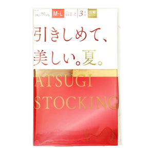 Atsugi Tight-And Beauty For Summer  (3Pairs) (357) Skinny Beige M-L