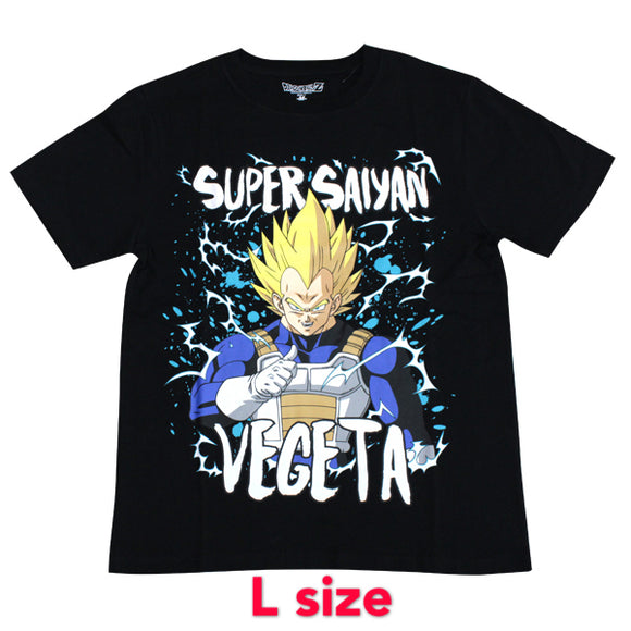 Dragon Ball T-Shirt Vegeta L Black