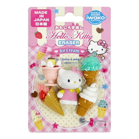 Funny Character Eraser Hello Kitty Ice