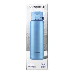 Zojirushi Stainless Steel Mug, Tuff 480Ml Light Blue Sm-Se48-Al