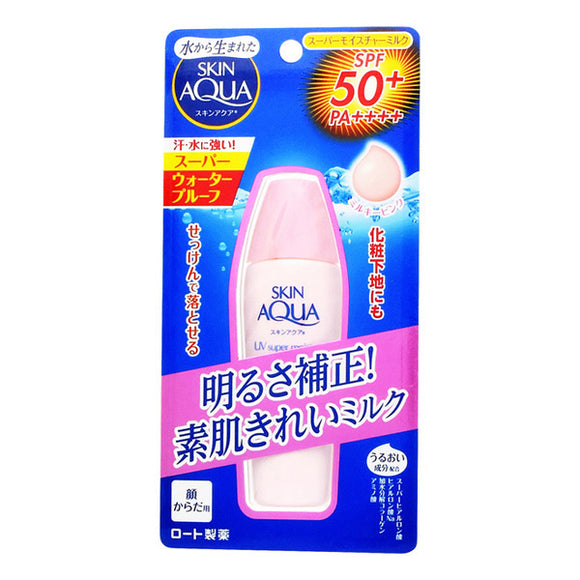 Rohto Skin Aqua Super Moisture Milk Milky Pink