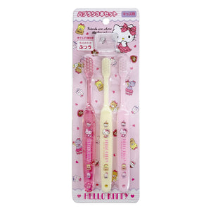 Hello Kitty Kids Toothbrush Set Of 3