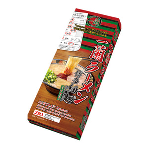 Ichiran Ramen Hakata-Style Thin Straight Noodles Including Original Spicy Red Seasoning