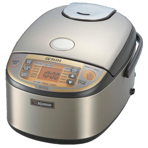 Zojirushi Pressure IH Rice Cooker 10-Cups 220V SE Plug Made in Japan NP-HJH18